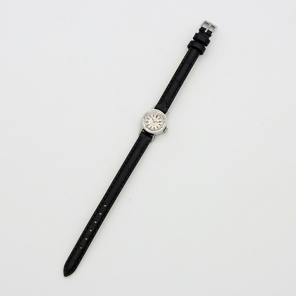 OMEGA オメガ DeVille デビル カットガラス 511.166 Cal.485 17石 シルバー SS ステンレス レディース 手巻き デヴィル アンティーク ヴィンテージ【腕時計】【中古】