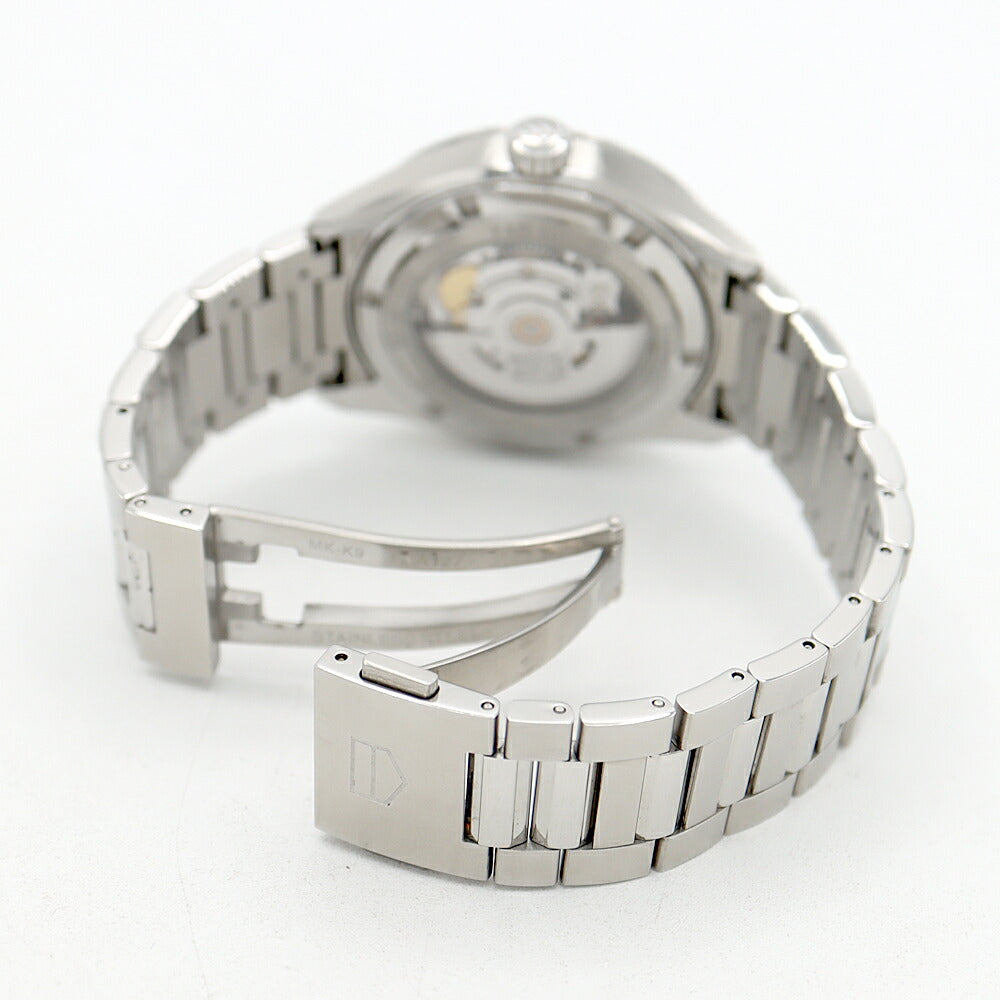 Internally inspected TAG Heuer Carrera Caliber 5 WBN2111 100m Water Resistant Date Back Skelton Silver SS Stainless Steel Men's Automatic Winding [6 Month Warranty] [Watch] [Used]