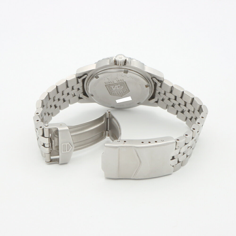 電池交換済 TAG Heuer タグホイヤー プロフェッショナル WD1210-D0 デイト 200m防水 黒 ブラック SS ステンレス メンズ クォーツ【6ヶ月保証】【腕時計】【中古】