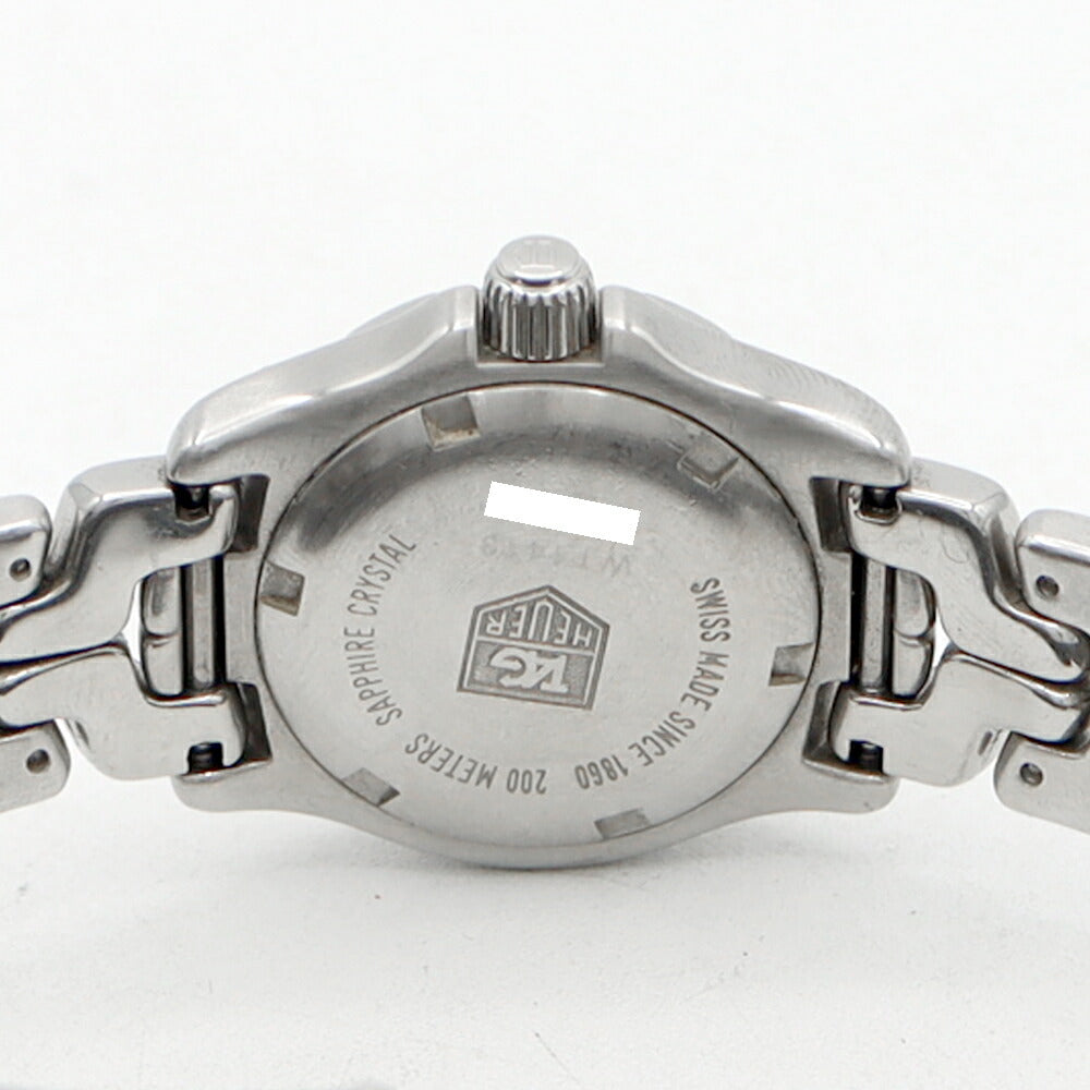 電池交換済 TAG Heuer タグホイヤー リンク プロフェッショナル WT1413 BA0560 デイト 200m防水 青 ブルー SS ステンレス レディース クォーツ【6ヶ月保証】【腕時計】【中古】