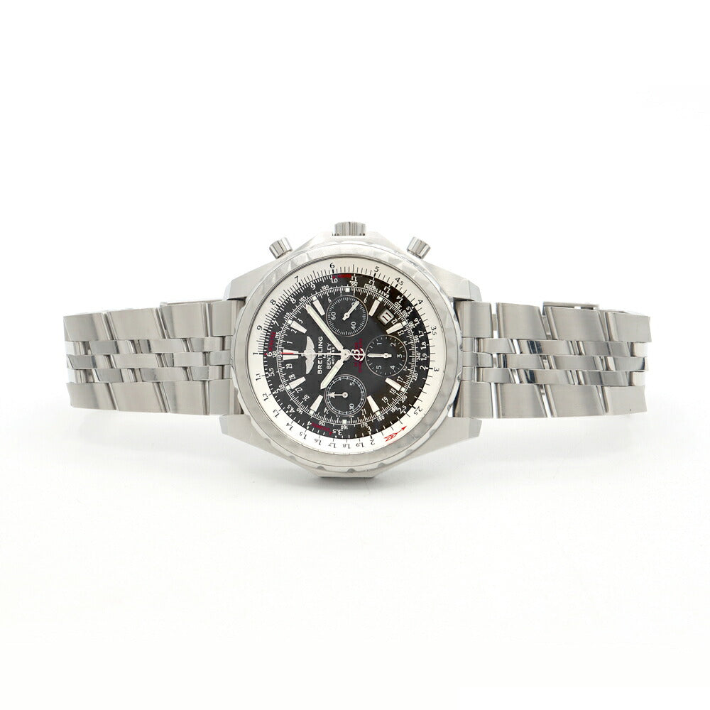 BREITLING ブライトリング ベントレー モーターズ Tスピード A25363 クロノグラフ デイト 100m防水 グレー SS ステンレス メンズ 自動巻き【自社保証6ヶ月】【腕時計】【中古】