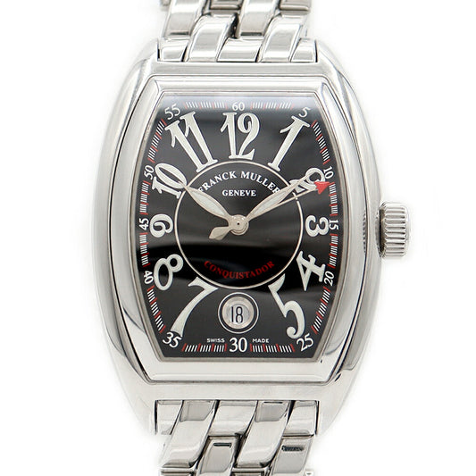 FRANCK MULLER Conquistador 8000SC Date Black SS Stainless Steel Men's Automatic Winding [6 Month Warranty] [Used] [Watch]