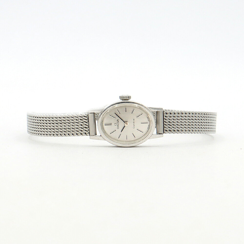 OMEGA オメガ ジュネーブ 511.363 Cal.485 17石 シルバー SS ステンレス レディース 手巻き アンティーク ヴィンテージ【腕時計】【中古】