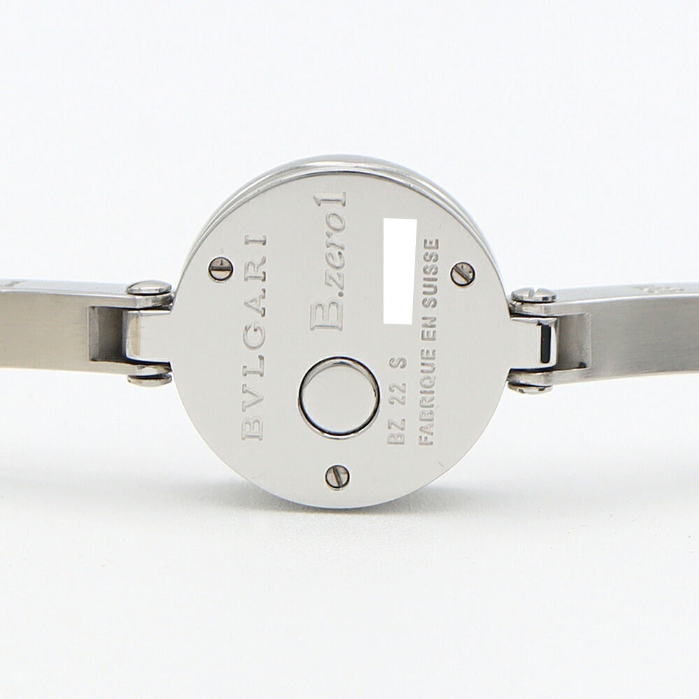 Battery replaced BVLGARI B-zero1 BZ22S Diamond 12P Diamond Blue Blue Shell SS Ladies Quartz [6 Month Warranty] [Watch] [Used]