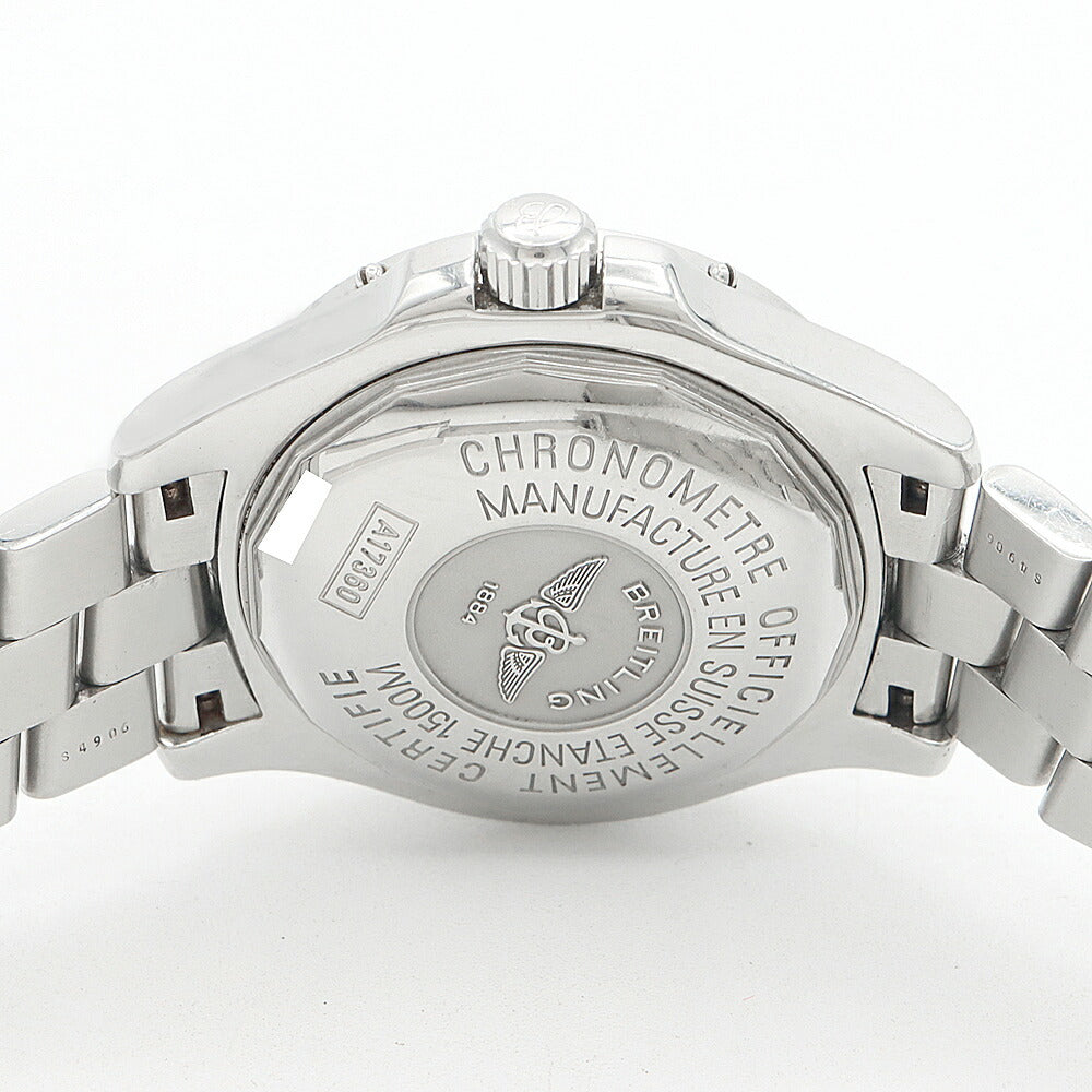 BREITLING ブライトリング スーパーオーシャン A17360 デイト 1500m防水 青 ブルー SS ステンレス メンズ 自動巻き【6ヶ月保証】【腕時計】【中古】