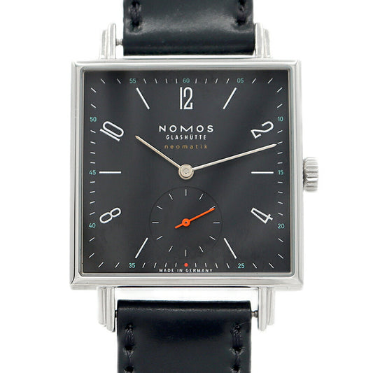 NOMOS ノモス テトラ ネオマティック 39 ディープブルー 422 裏スケ SS ステンレス 純正ベルト 純正尾錠 メンズ 自動巻き【6ヶ月保証】【腕時計】【中古】