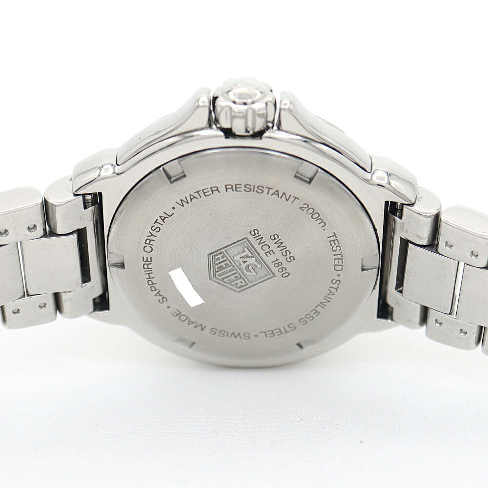 電池交換済 TAG Heuer タグホイヤー フォーミュラ1 グラマーダイヤ ダイヤベゼル WAC1215 ダイヤモンド デイト 200m防水 白 ホワイト SS ステンレス レディース クォーツ【6ヶ月保証】【腕時計】【中古】