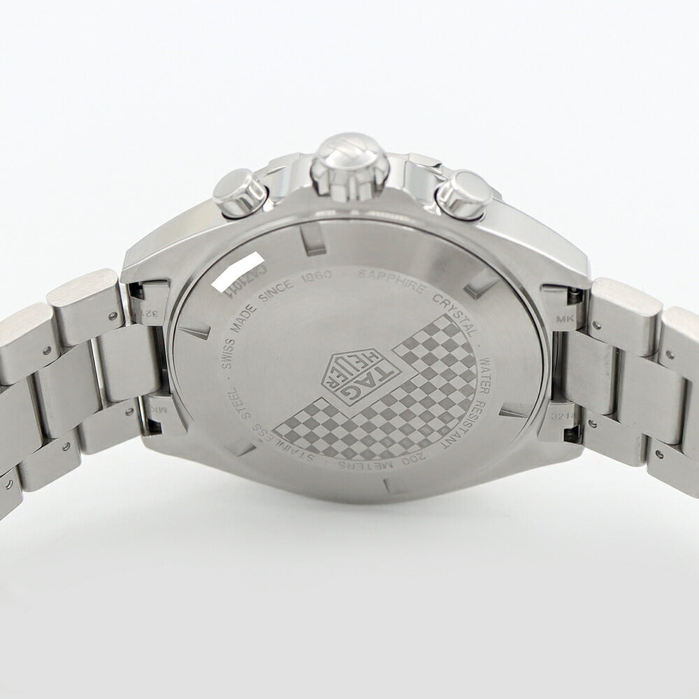 電池交換済 TAG Heuer タグホイヤー フォーミュラ1 クロノグラフ CAZ1011 BA0842 200m防水 デイト グレー CE セラミック SS ステンレス メンズ クォーツ フォーミュラー1【6ヶ月保証】【腕時計】【中古】