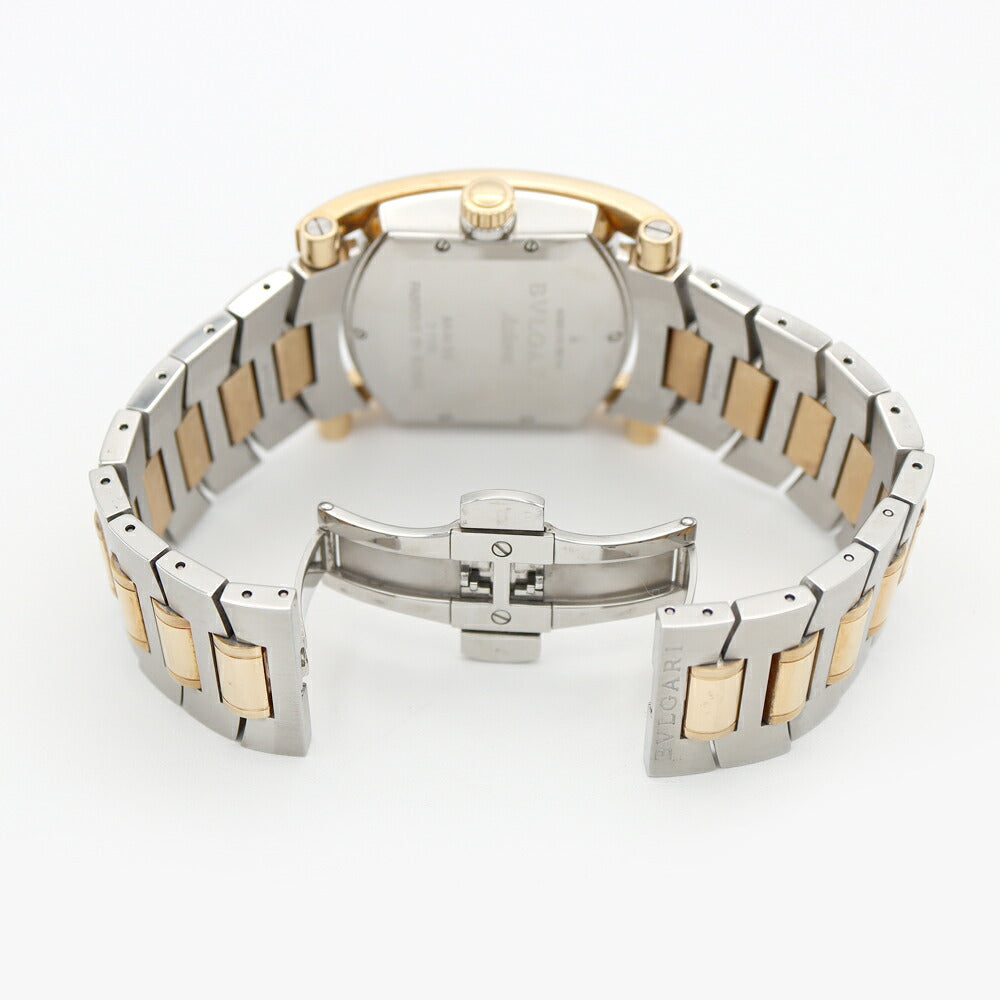 内部点検済 BVLGARI ブルガリ アショーマ AA44SG デイト シルバー K18YG イエローゴールド SS ステンレス コンビ メンズ 自動巻き【6ヶ月保証】【腕時計】【中古】