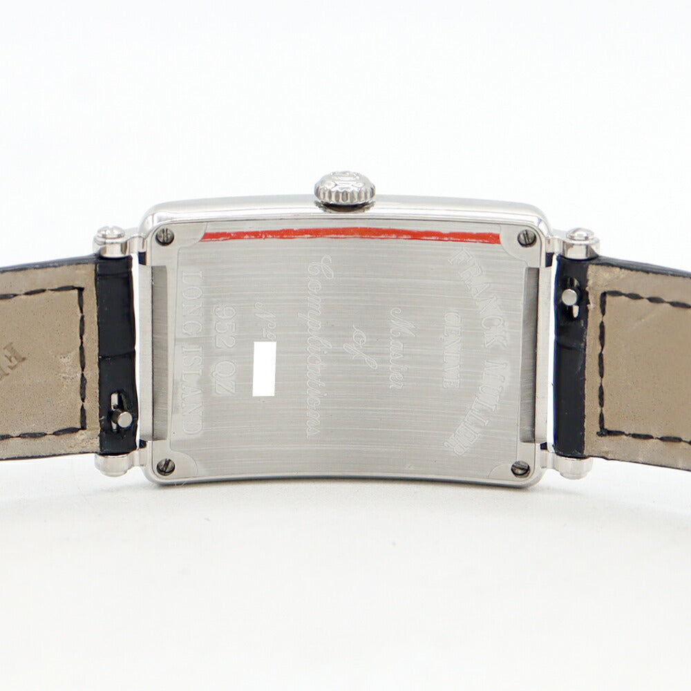 電池交換済 FRANCK MULLER フランクミュラー ロングアイランド ダイヤベゼル ダイヤ文字盤 952QZ ダイヤモンド SS ステンレス 純正ベルト 純正尾錠 アフターダイヤ メンズ レディース ボーイズ クォーツ【6ヶ月保証】【中古】【腕時計】