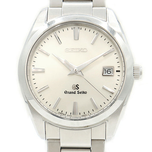 電池交換済 SEIKO セイコー グランドセイコー GS 9F62-0AB0 SBGX063 デイト 100m防水 シルバー SS ステンレス メンズ クォーツ【6ヶ月保証】【腕時計】【中古】