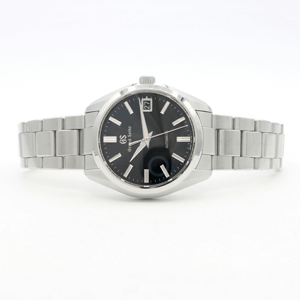 SEIKO セイコー GS グランドセイコー メカニカル 9S68-00B0 SBGR309 デイト 100m防水 裏スケ 黒 ブラック SS ステンレス メンズ 自動巻き【6ヶ月保証】【腕時計】【中古】