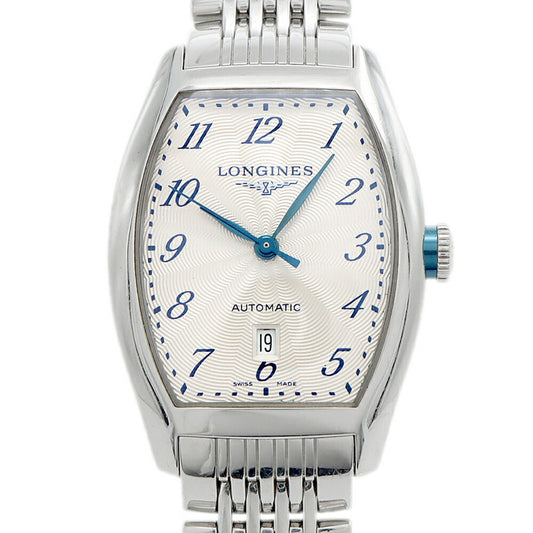 LONGINES Evidenza L2.142.4.73.6 Date 30m waterproof silver SS stainless steel ladies automatic winding [6 months warranty] [watch] [used]