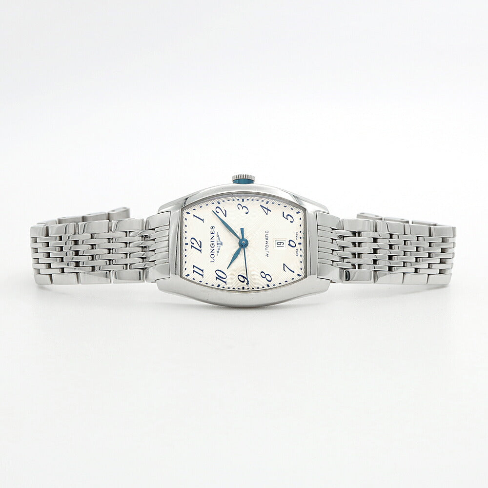 LONGINES ロンジン エヴィデンツァ L2.142.4.73.6 デイト 30m防水 シルバー SS ステンレス レディース 自動巻き【6ヶ月保証】【腕時計】【中古】