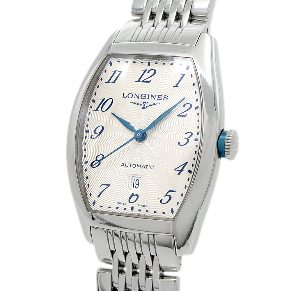 LONGINES ロンジン エヴィデンツァ L2.142.4.73.6 デイト 30m防水 シルバー SS ステンレス レディース 自動巻き【6ヶ月保証】【腕時計】【中古】