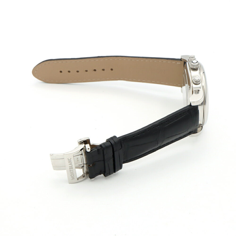 MONTBLANC モンブラン スター クロノグラフ UTC 7223 113880 デイト シルバー SS ステンレス 純正ベルト 純正尾錠 メンズ 自動巻き【6ヶ月保証】【腕時計】【中古】
