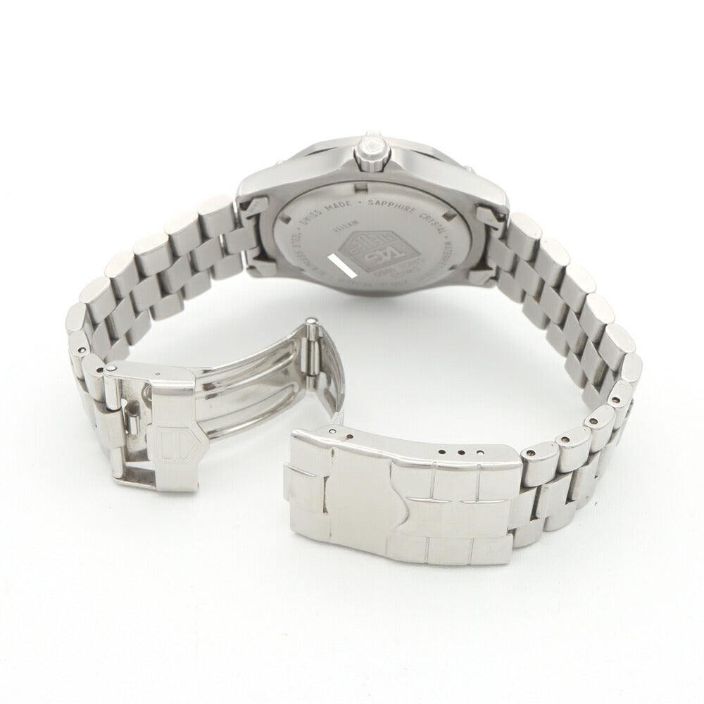 電池交換済 TAG Heuer タグホイヤー プロフェッショナル200 WK1111 デイト 200ｍ防水 白 ホワイト SS ステンレス メンズ クォーツ【6ヶ月保証】【腕時計】【中古】