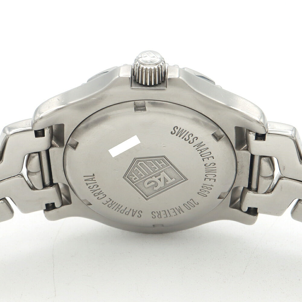 電池交換済 TAG Heuer タグホイヤー リンク プロフェッショナル WT1114 デイト 200m防水 白 ホワイト SS ステンレス メンズ クォーツ【6ヶ月保証】【腕時計】【中古】