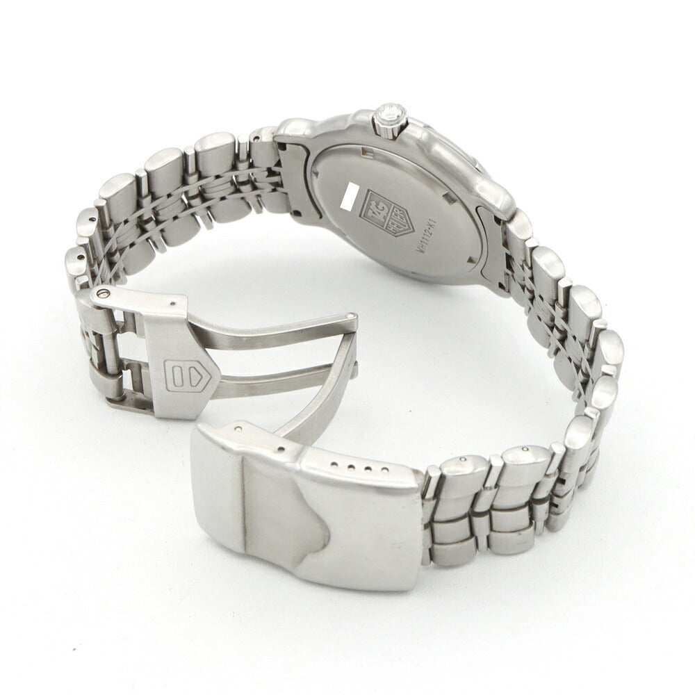 電池交換済 TAG Heuer タグホイヤー 6000シリーズ プロフェッショナル WH1112-K1 デイト 200m防水 グレー SS ステンレス メンズ クォーツ【6ヶ月保証】【腕時計】【中古】