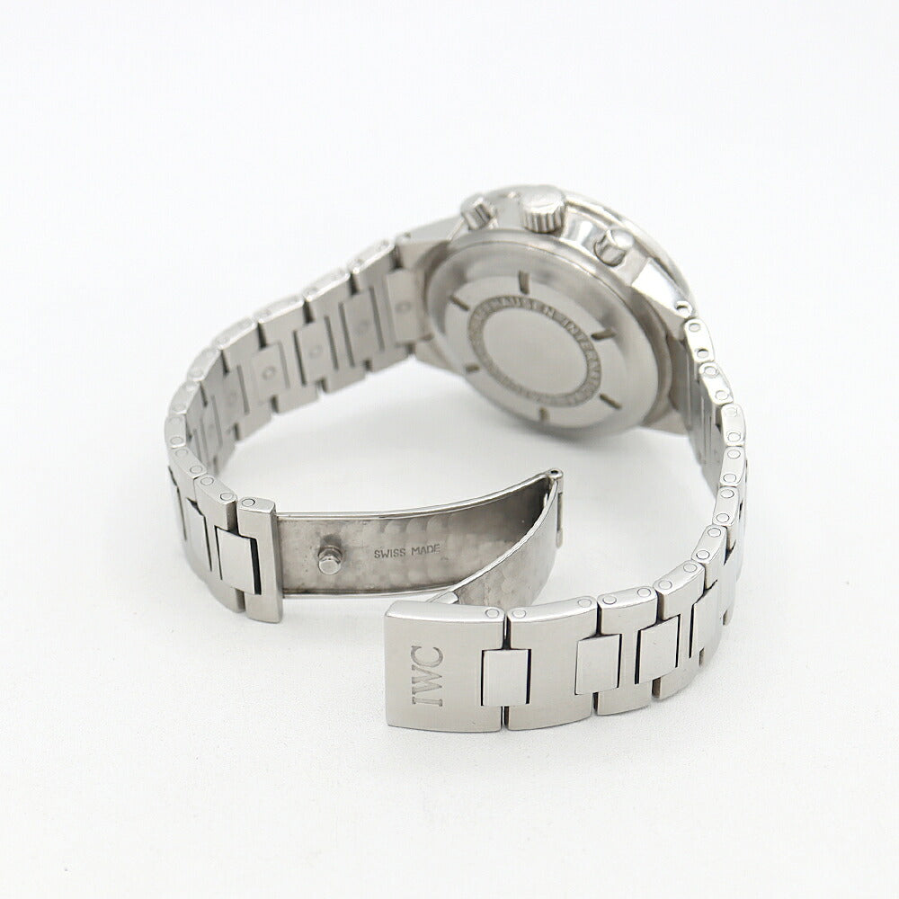 内部点検済 IWC インターナショナルウォッチカンパニー GST クロノグラフ IW370713 デイデイト 120m防水 シルバー SS ステンレス メンズ 自動巻き【6ヶ月保証】【腕時計】【中古】