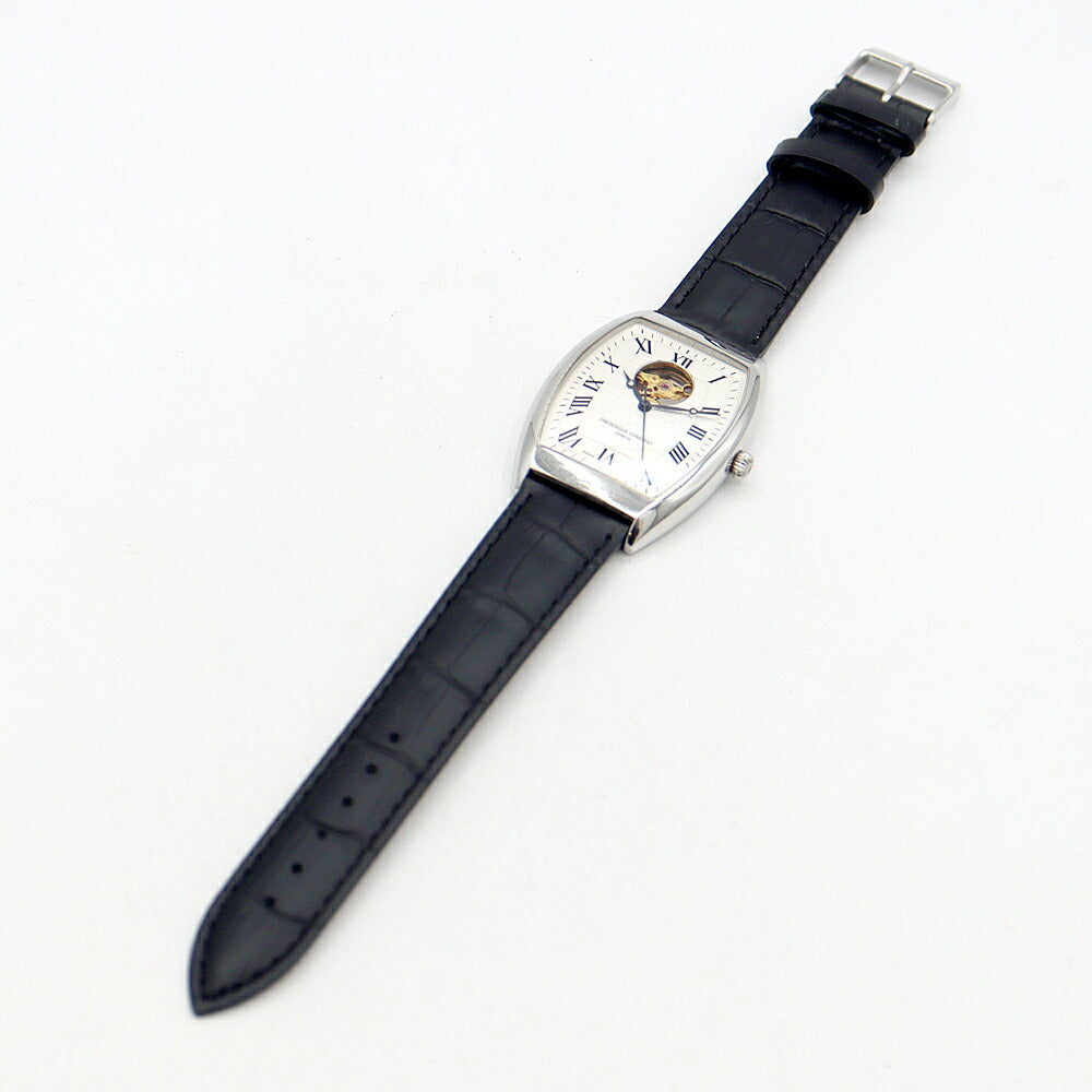 FREDERIQUE CONSTANT フレデリックコンスタント ハートビート トノー FC303/310X4T25/6 裏スケ シルバー SS ステンレス 純正尾錠 メンズ 自動巻き【6ヶ月保証】【腕時計】【中古】