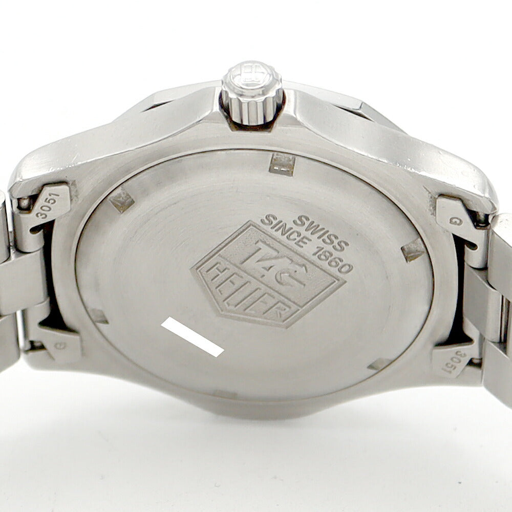 電池交換済 TAG Heuer タグホイヤー 2000 エクスクルーシブ WN1111 デイト 200m防水 白 ホワイト SS ステンレス メンズ クォーツ【6ヶ月保証】【腕時計】【中古】