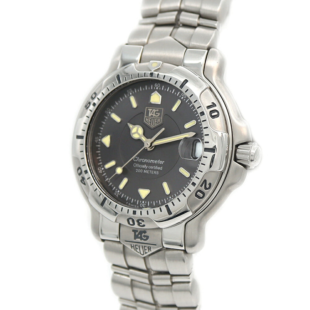 TAG Heuer タグホイヤー 6000シリーズ WH5212 BA0676 200m防水 デイト グレー SS ステンレス メンズ レディース ボーイズ 自動巻き【6ヶ月保証】【腕時計】【中古】