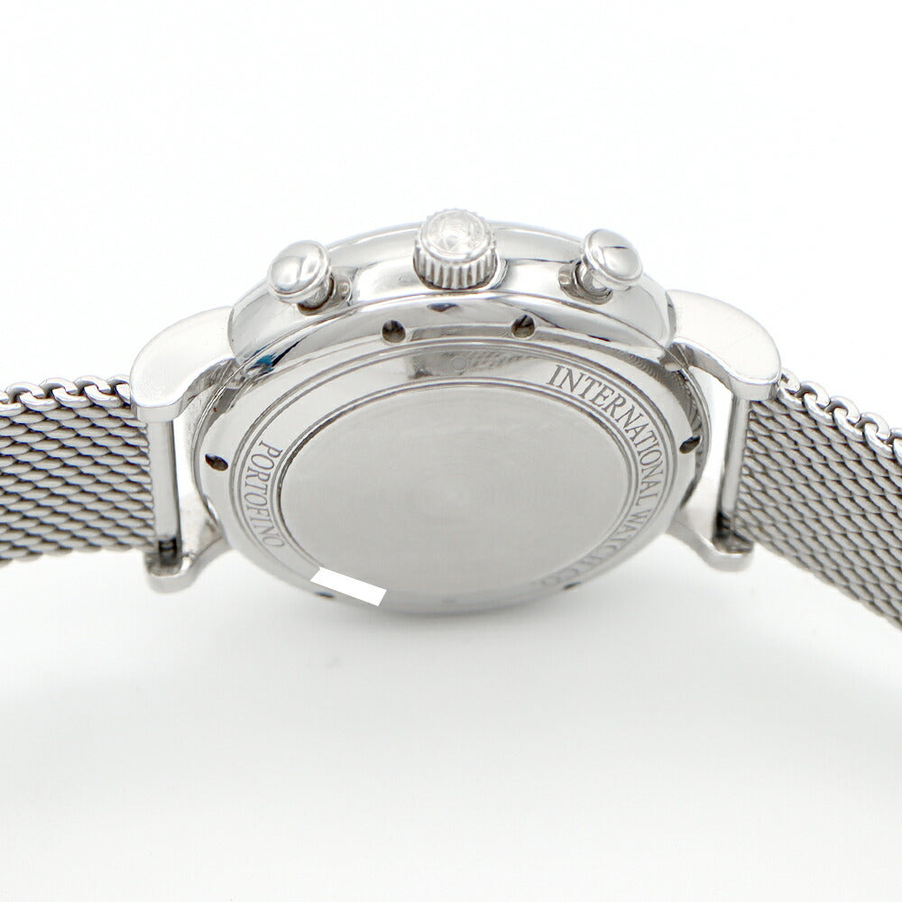 IWC International Watch Company Portofino Chronograph IW391009 Day Date Silver SS Stainless Steel Men's Automatic Winding [6 Month Warranty] [Watch] [Used]