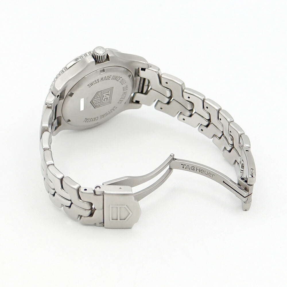 電池交換済 TAG Heuer タグホイヤー リンク プロフェッショナル WT1113 デイト 200m防水 青 ブルー SS ステンレス メンズ クォーツ【6ヶ月保証】【腕時計】【中古】