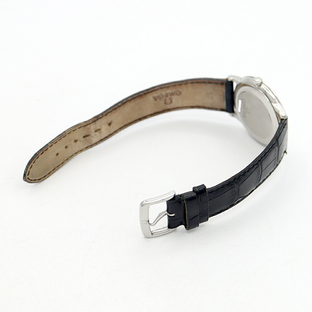 OMEGA オメガ デビル プレステージ 4820.31 スモールセコンド シルバー SS ステンレス 純正ベルト 純正尾錠 メンズ 手巻き デヴィル【6ヶ月保証】【腕時計】【中古】
