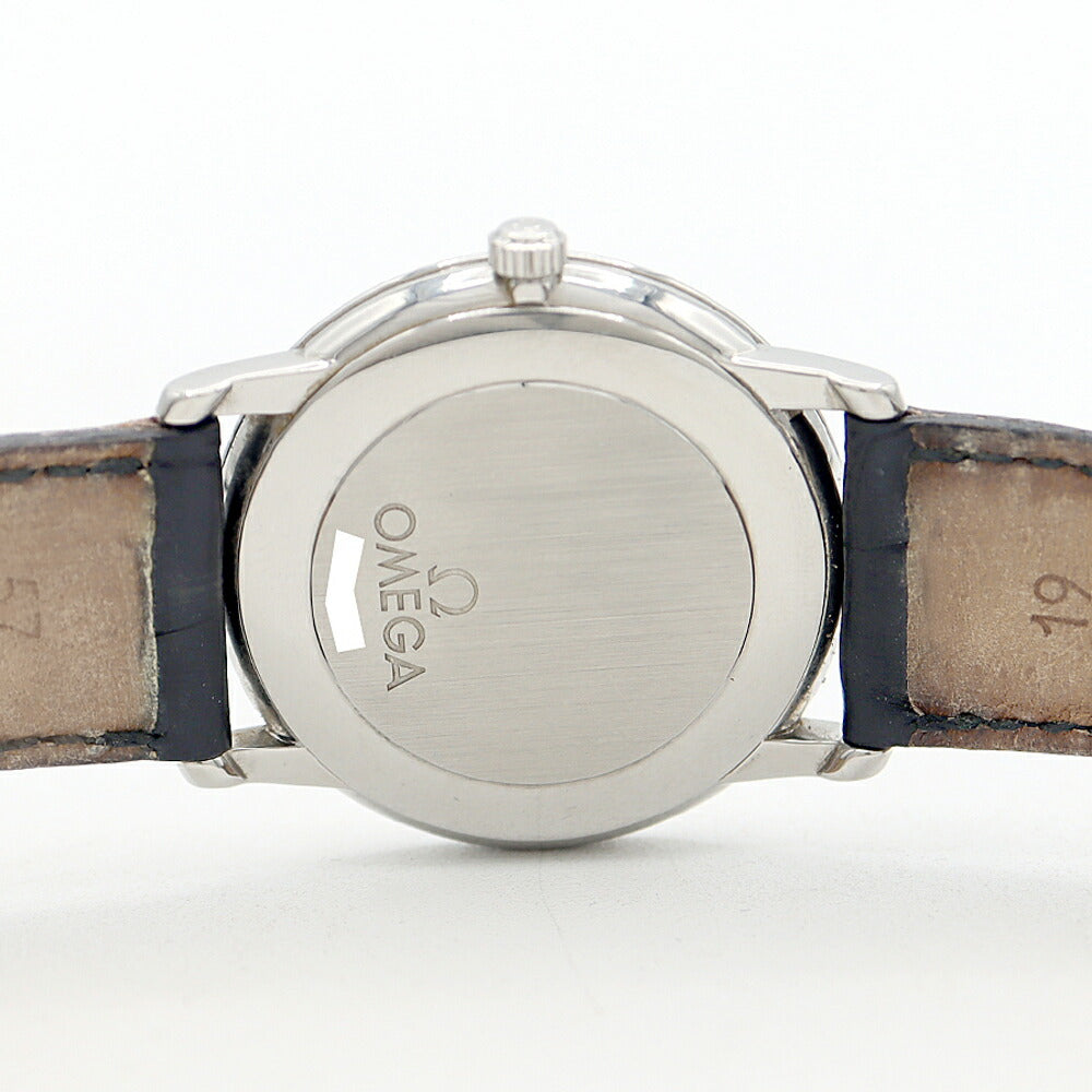 OMEGA オメガ デビル プレステージ 4820.31 スモールセコンド シルバー SS ステンレス 純正ベルト 純正尾錠 メンズ 手巻き デヴィル【6ヶ月保証】【腕時計】【中古】