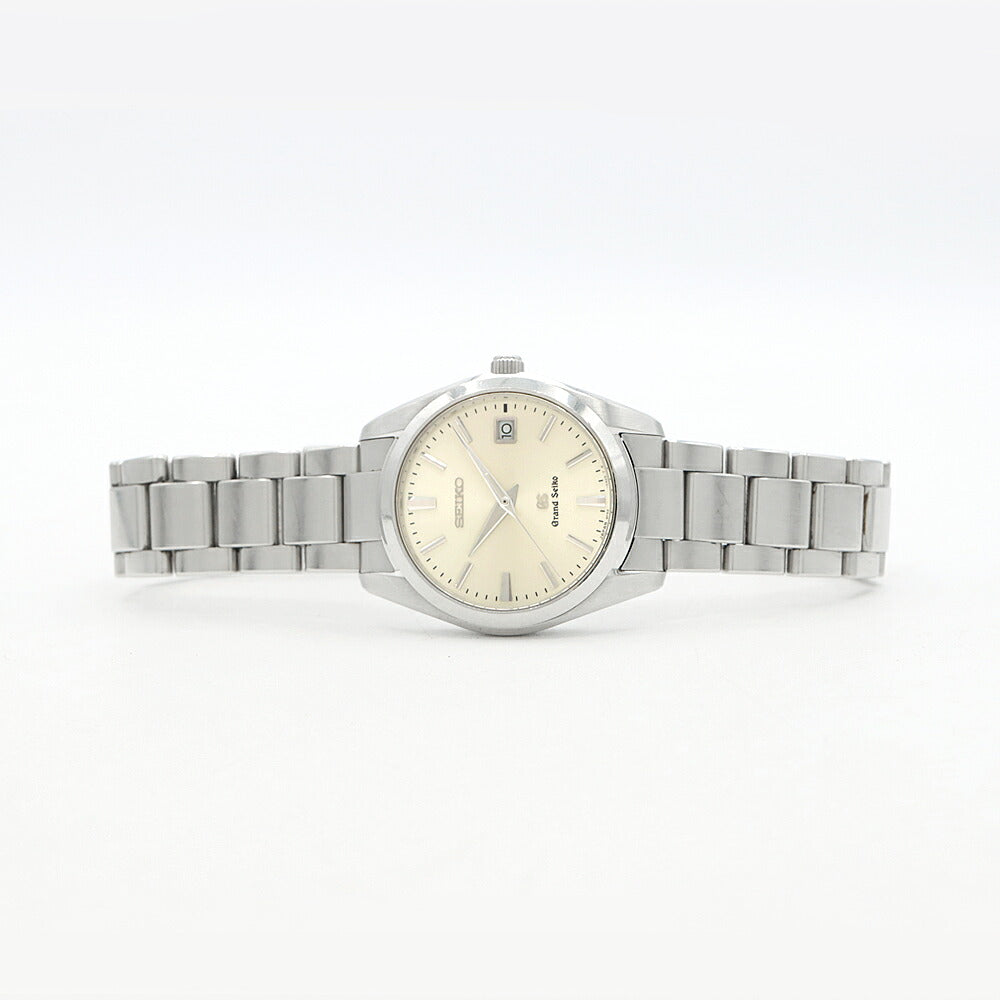 電池交換済 SEIKO セイコー GS グランドセイコー ヘリテージコレクション 9F62-0AB0 デイト 100m防水 シルバー SS ステンレス メンズ クォーツ【6ヶ月保証】【腕時計】【中古】
