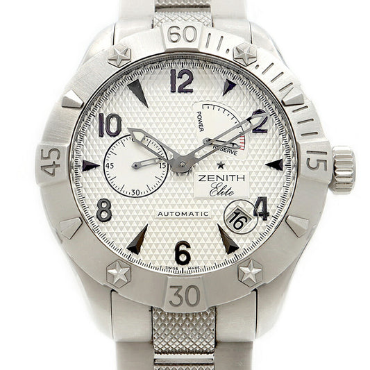 ZENITH Defy Classic Power Reserve Elite 03.0516.685 Date Small Second Back Scaling 300m Water Resistant Silver SS Stainless Steel Men's Automatic Winding [6 Month Warranty] [Watch] [Used]