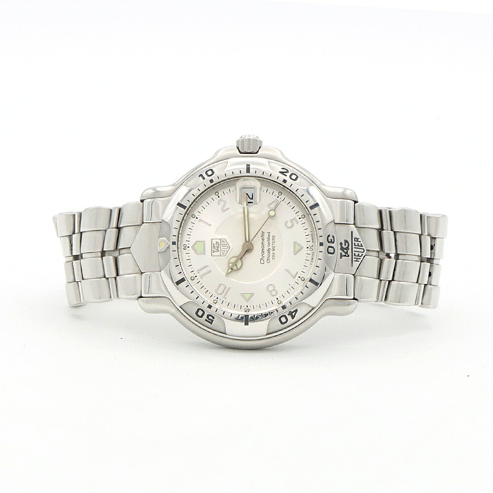 TAG Heuer タグホイヤー 6000シリーズ WH5111-K1 デイト 200m防水 シルバー SS ステンレス メンズ 自動巻き【6ヶ月保証】【腕時計】【中古】