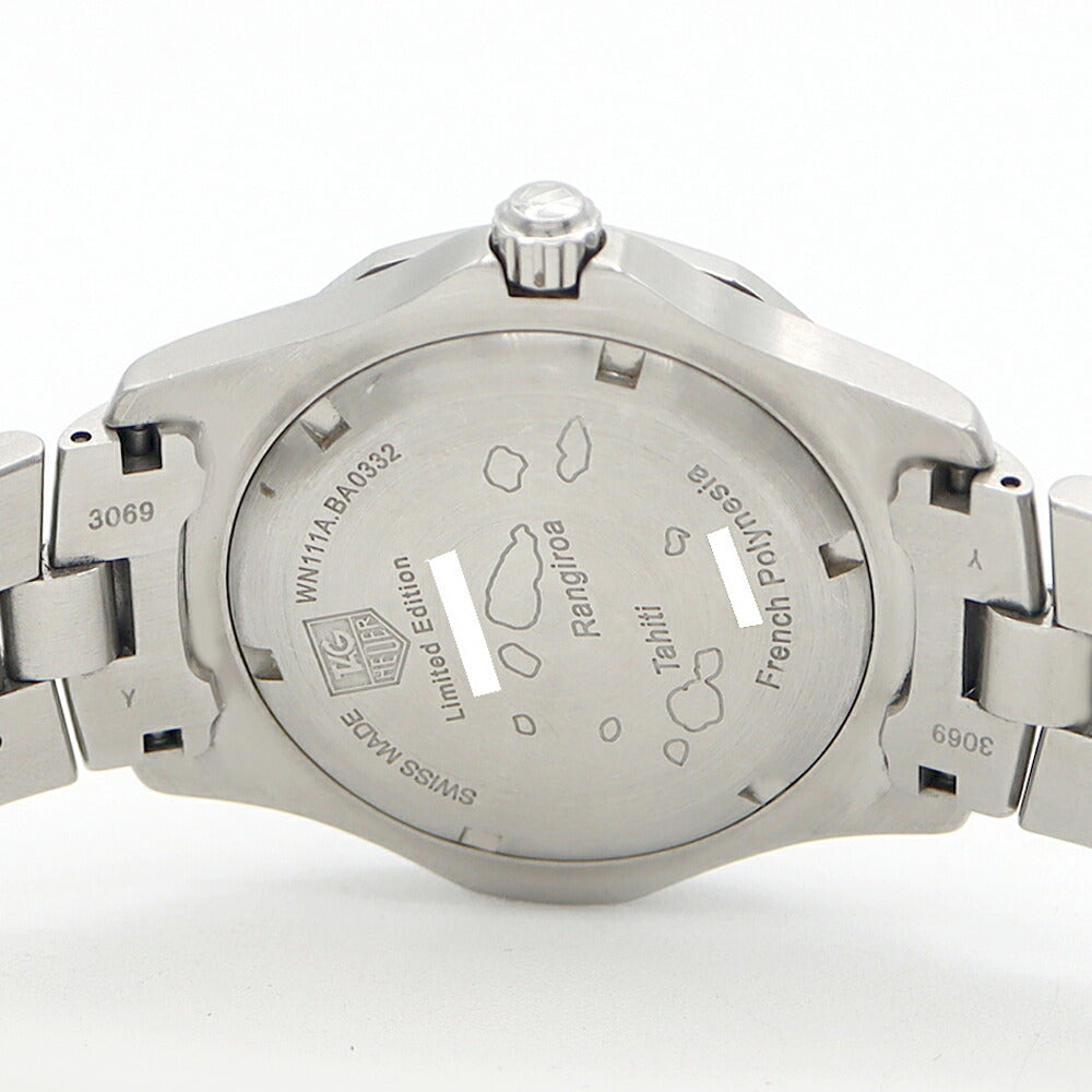 Battery replaced TAG Heuer 2000 Exclusive Rangiroa Tahiti Limited to 3000 pieces worldwide WN111A BA0332 200m Water Resistant Date Blue Green SS Stainless Steel Men's Quartz [6 Month Warranty] [Watch] [Used]