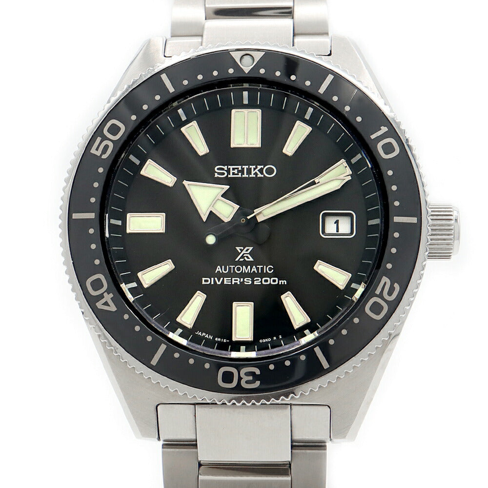 SEIKO セイコー プロスペックス ダイバースキューバ 6R15-03W0 SBDC051 デイト 200m防水 黒 ブラック SS ステンレス メンズ 自動巻き【6ヶ月保証】【腕時計】【中古】