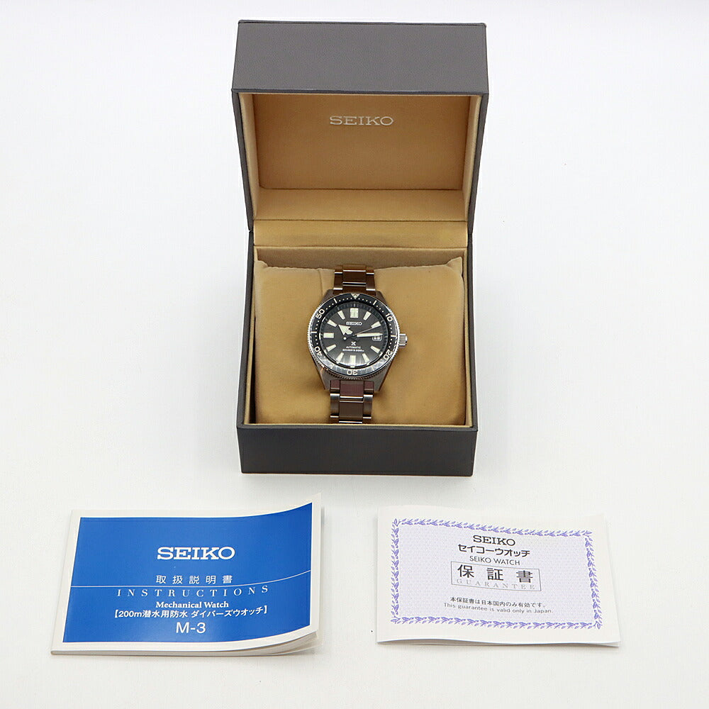 SEIKO セイコー プロスペックス ダイバースキューバ 6R15-03W0 SBDC051 デイト 200m防水 黒 ブラック SS ステンレス メンズ 自動巻き【6ヶ月保証】【腕時計】【中古】