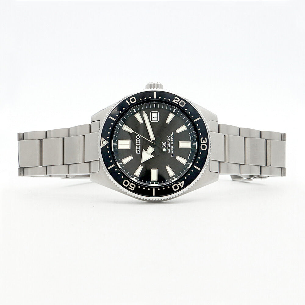 SEIKO セイコー プロスペックス ダイバースキューバ 6R15-03W0 SBDC051 デイト 200m防水 黒 ブラック SS ステンレス メンズ 自動巻き【6ヶ月保証】【腕時計】【中古】