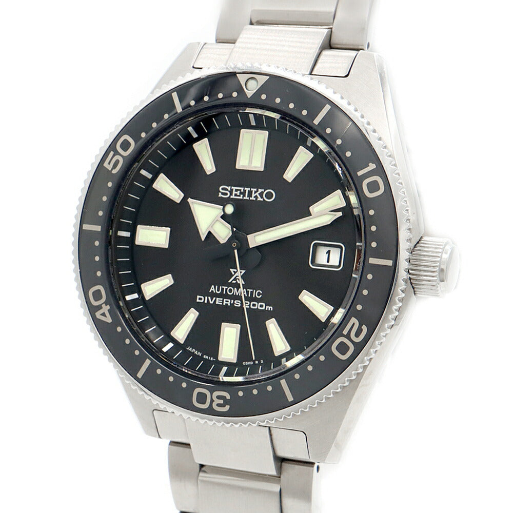 SEIKO セイコー プロスペックス ダイバースキューバ 6R15-03W0 SBDC051 デイト 200m防水 黒 ブラック SS ステンレス メンズ 自動巻き【6ヶ月保証】【腕時計】【中古】
