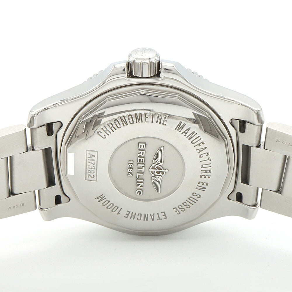 BREITLING ブライトリング スーパーオーシャンII 44 A17392 デイト 1000m防水 青 ブルー SS ステンレス メンズ 自動巻き【6ヶ月保証】【腕時計】【中古】