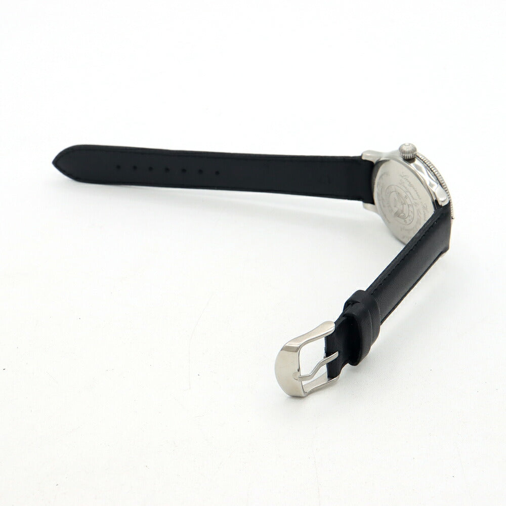 LONGINES ロンジン リンドバーグ アワーアングル ウォッチ 628.5229 白 ホワイト シルバー SS ステンレス メンズ 自動巻き 【6ヶ月保証】【腕時計】【中古】