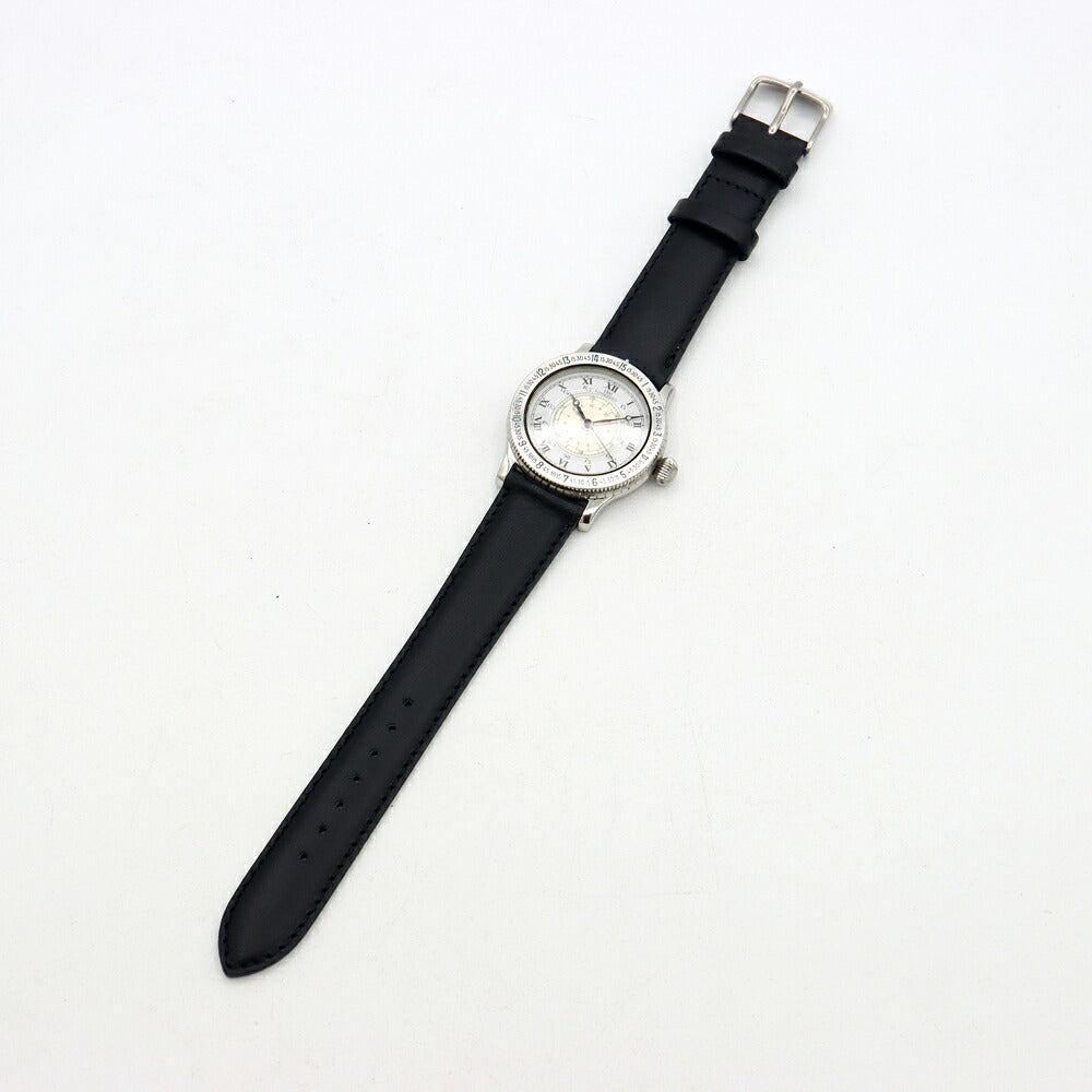 LONGINES ロンジン リンドバーグ アワーアングル ウォッチ 628.5229 白 ホワイト シルバー SS ステンレス メンズ 自動巻き 【6ヶ月保証】【腕時計】【中古】