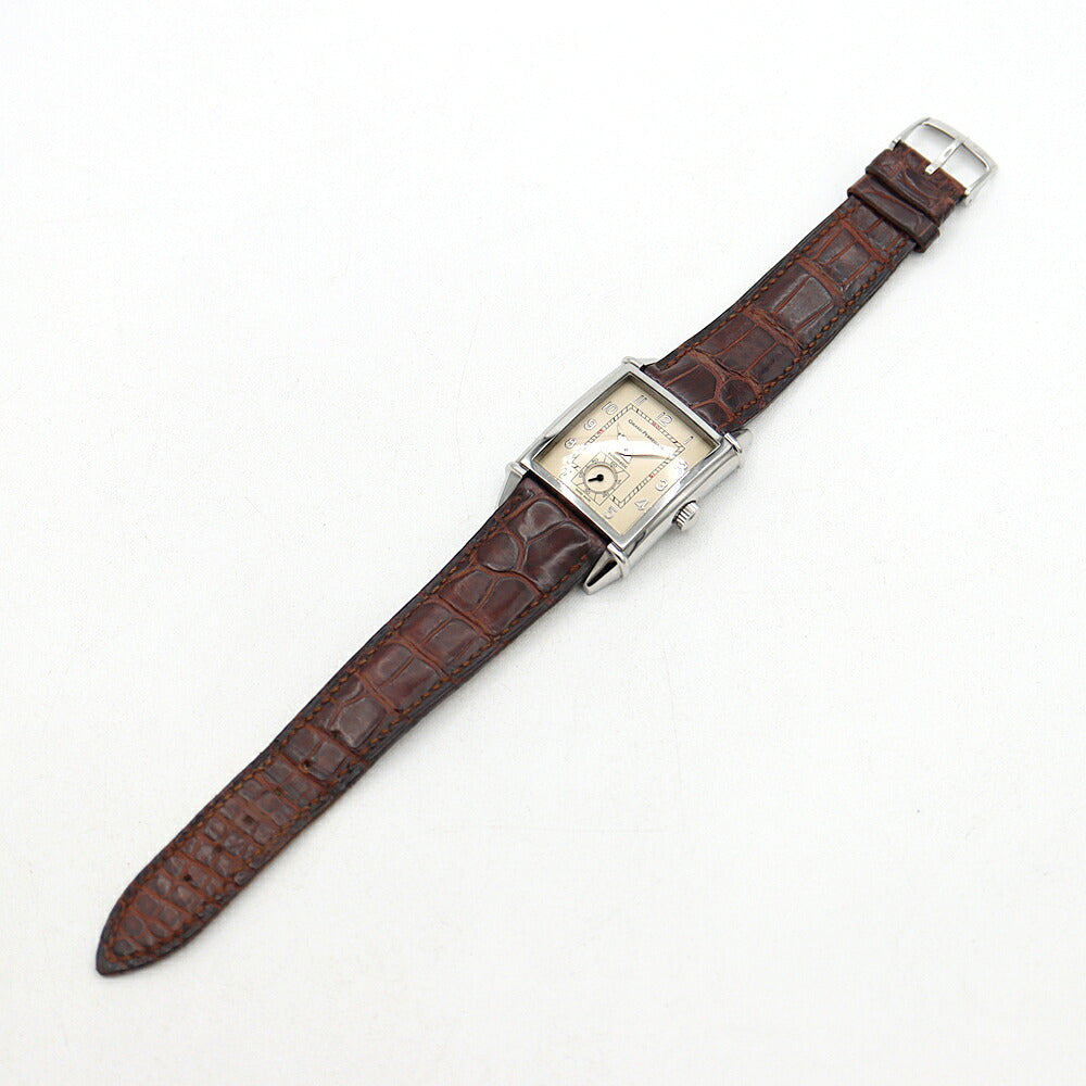 GIRARD PERREGAUX ジラールペルゴ ヴィンテージ 1945 2594 スモールセコンド シルバー SS ステンレス 純正ベルト 純正尾錠 メンズ 自動巻き【6ヶ月保証】【腕時計】【中古】