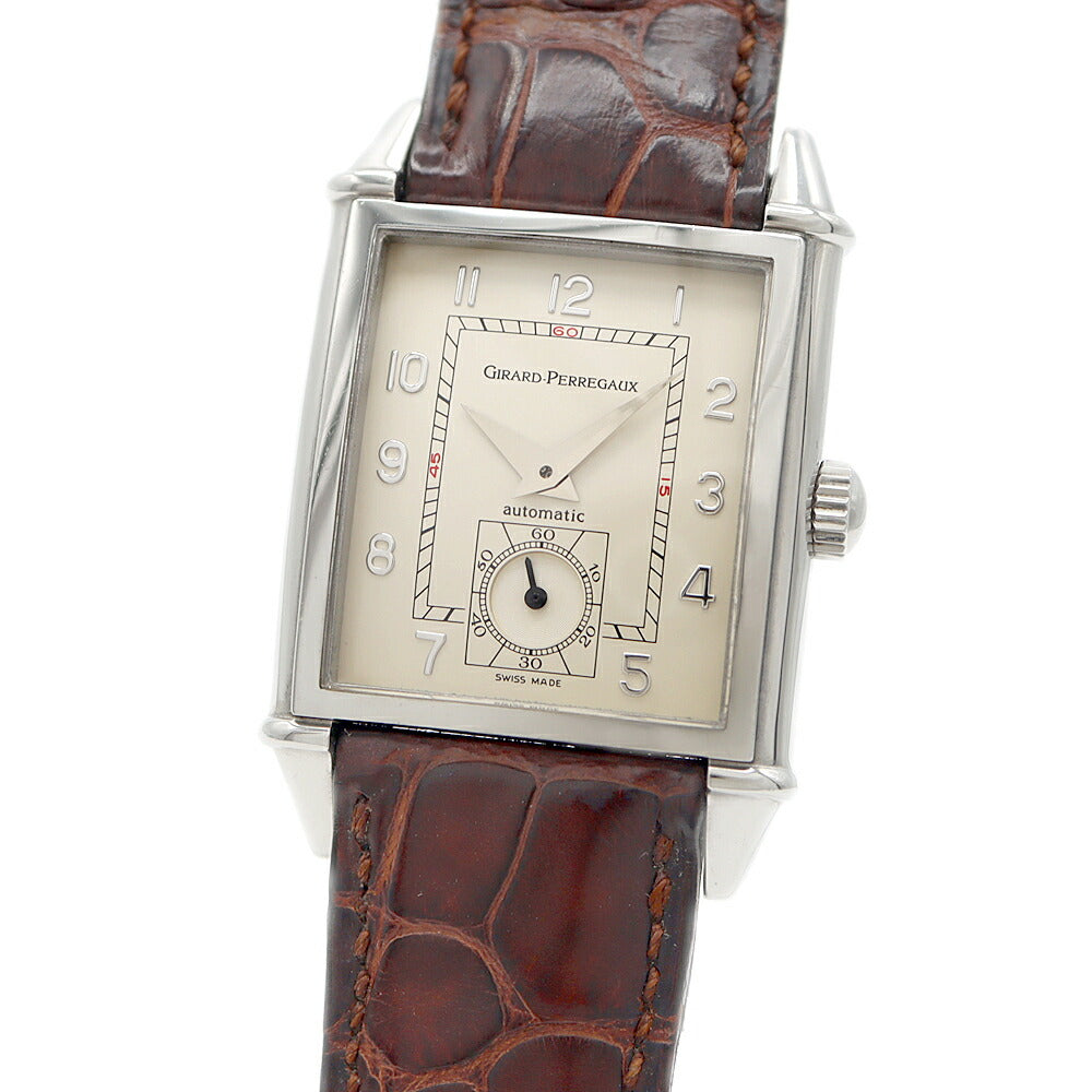 GIRARD PERREGAUX ジラールペルゴ ヴィンテージ 1945 2594 スモールセコンド シルバー SS ステンレス 純正ベルト 純正尾錠 メンズ 自動巻き【6ヶ月保証】【腕時計】【中古】