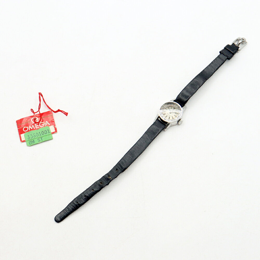 OMEGA オメガ DeVille デビル 511.166 Cal.485 17石 カットガラス シルバー SS ステンレス 純正尾錠 レディース 手巻き デヴィル アンティーク ヴィンテージ【腕時計】【中古】