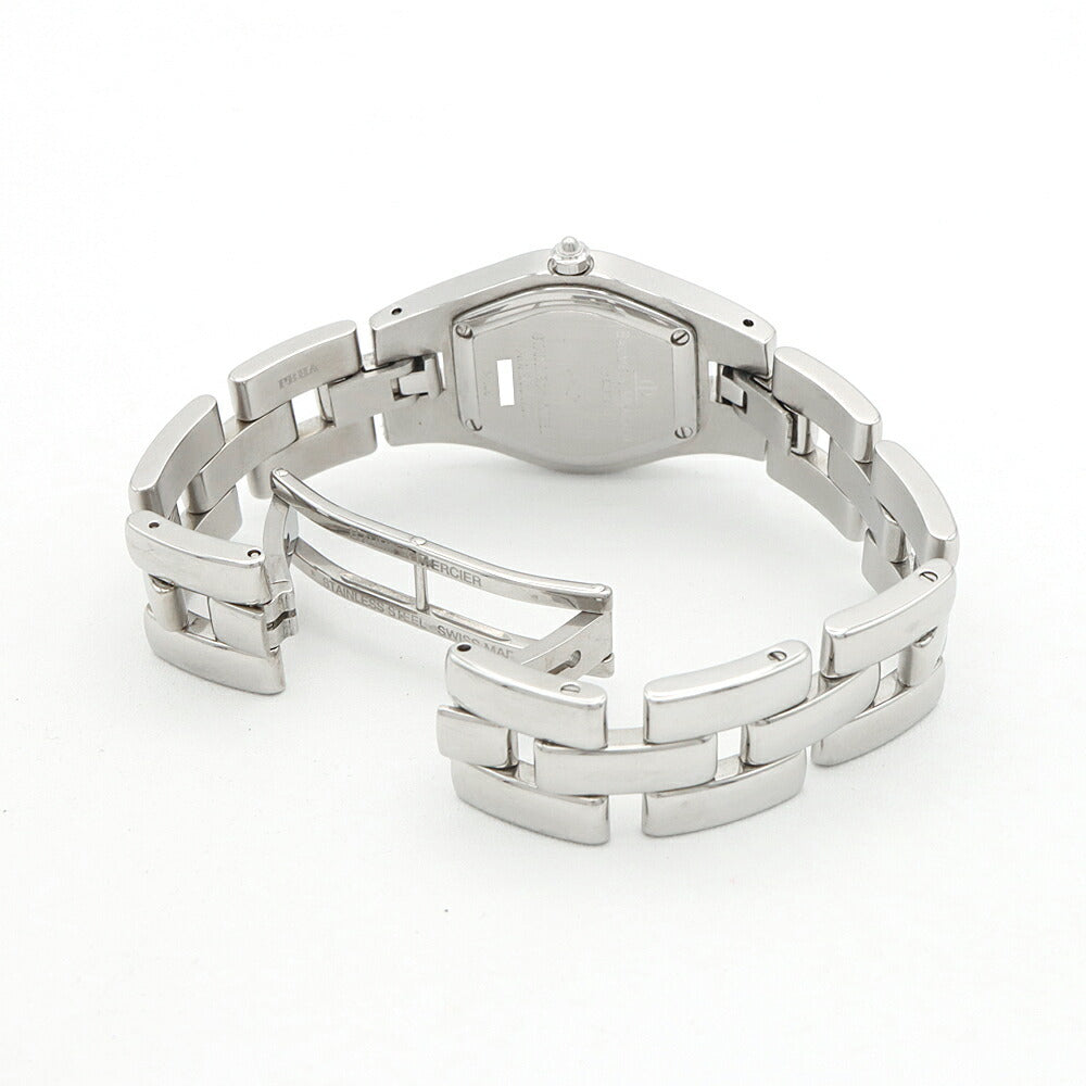 電池交換済 BAUME&MERCIER ボーム&メルシェ リネア 65305 30m防水 シルバー SS ステンレス レディース クォーツ【6ヶ月保証】【腕時計】【中古】