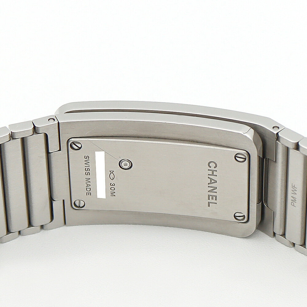 電池交換済 CHANEL シャネル コードココ ダイヤベゼル H5145 ダイヤモンド 30m防水 黒 ブラック SS ステンレス レディース クォーツ【6ヶ月保証】【腕時計】【中古】