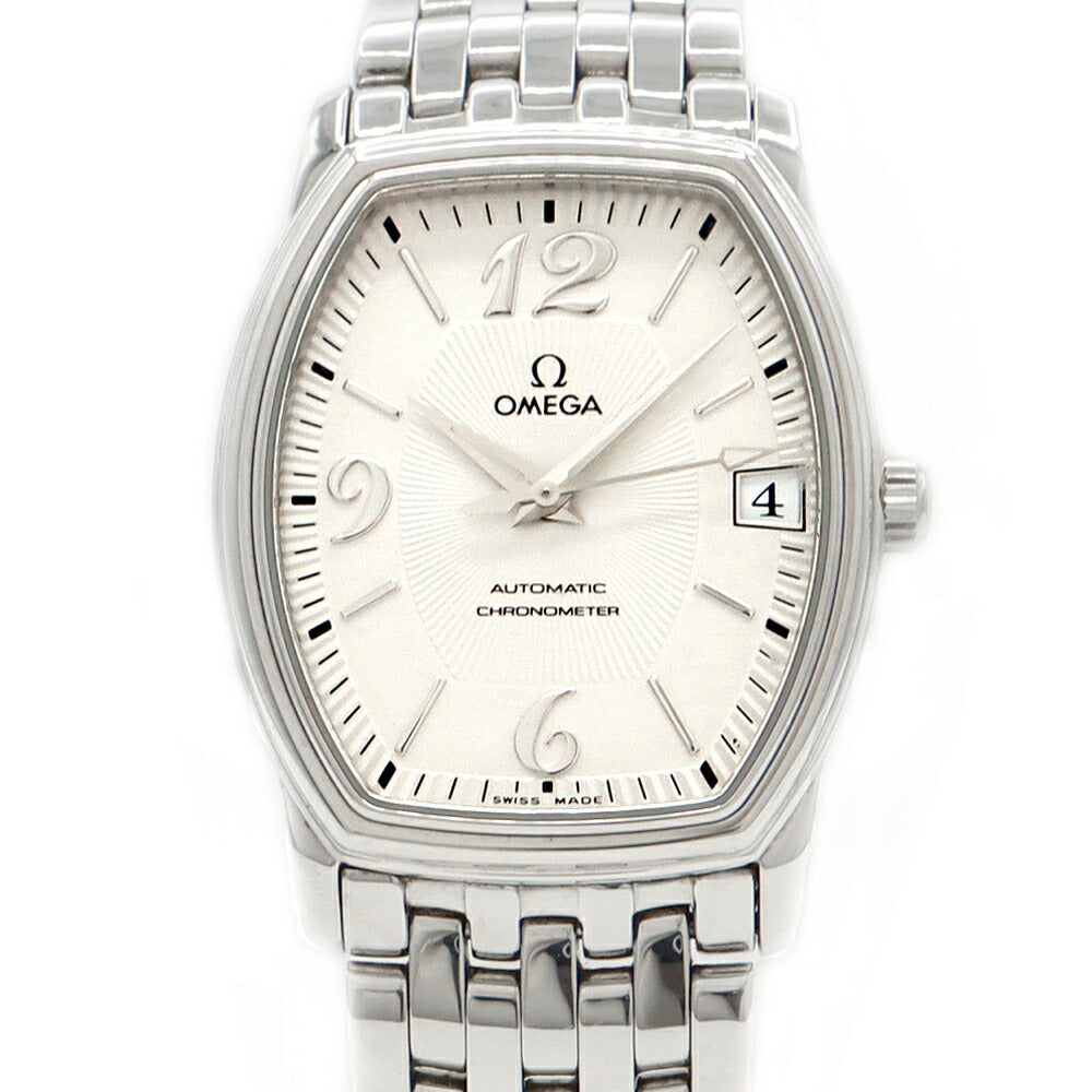 OMEGA オメガ Deville デビル プレステージ 4503.31 デイト シルバー SS ステンレス メンズ 自動巻き デヴィル【6ヶ月保証】【腕時計】【中古】