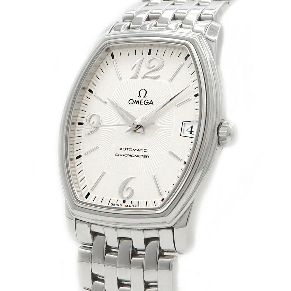 OMEGA オメガ Deville デビル プレステージ 4503.31 デイト シルバー SS ステンレス メンズ 自動巻き デヴィル【6ヶ月保証】【腕時計】【中古】