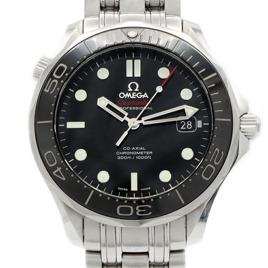 OMEGA オメガ シーマスター ダイバー 300 コーアクシャル 212.30 300m防水 デイト 黒 ブラック SS ステンレス CE セラミック メンズ 自動巻き 【6ヶ月保証】【腕時計】【中古】